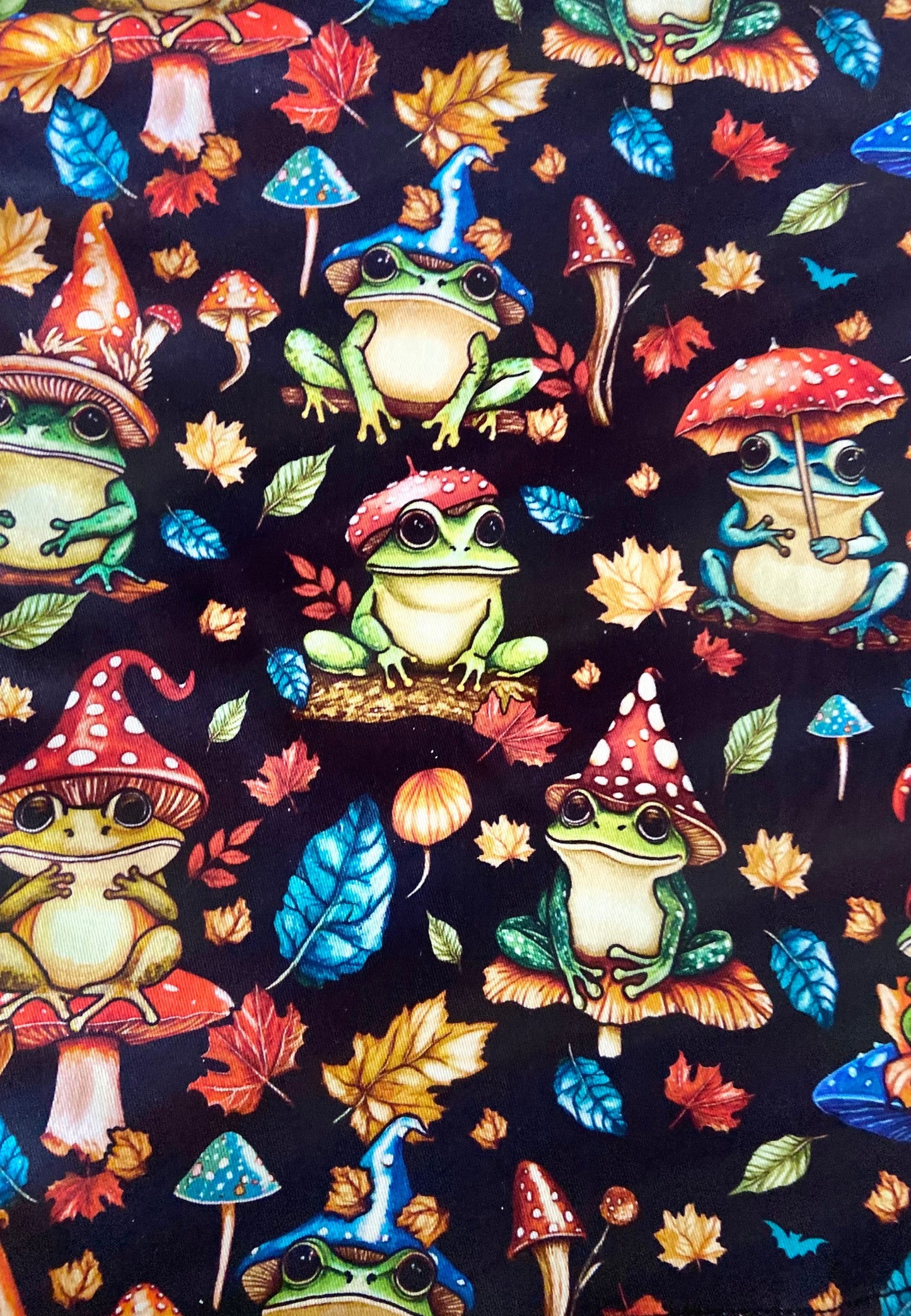 Froggy Toadstool Dungarees
