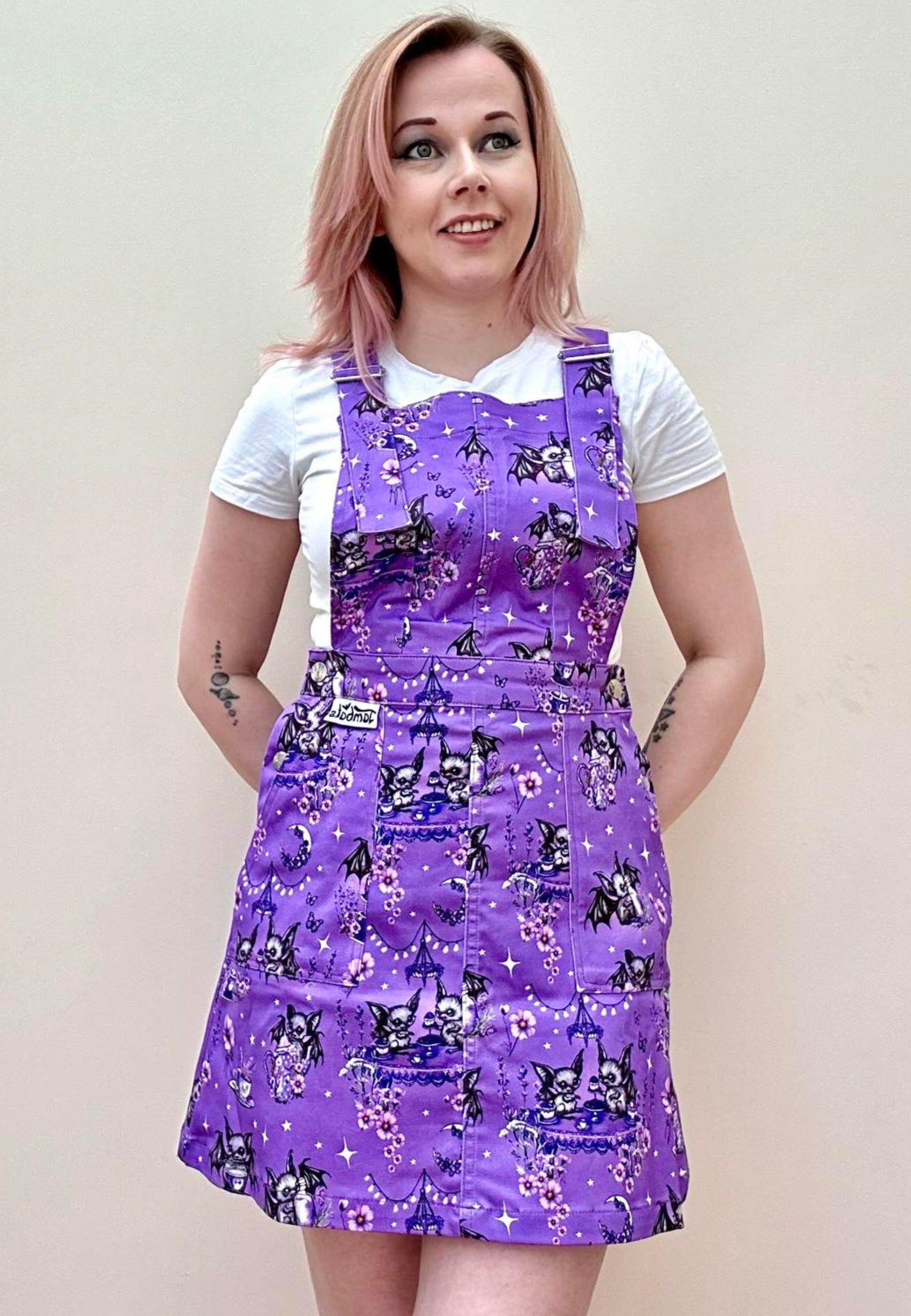 Bats Tea Party Pinafore. - 6