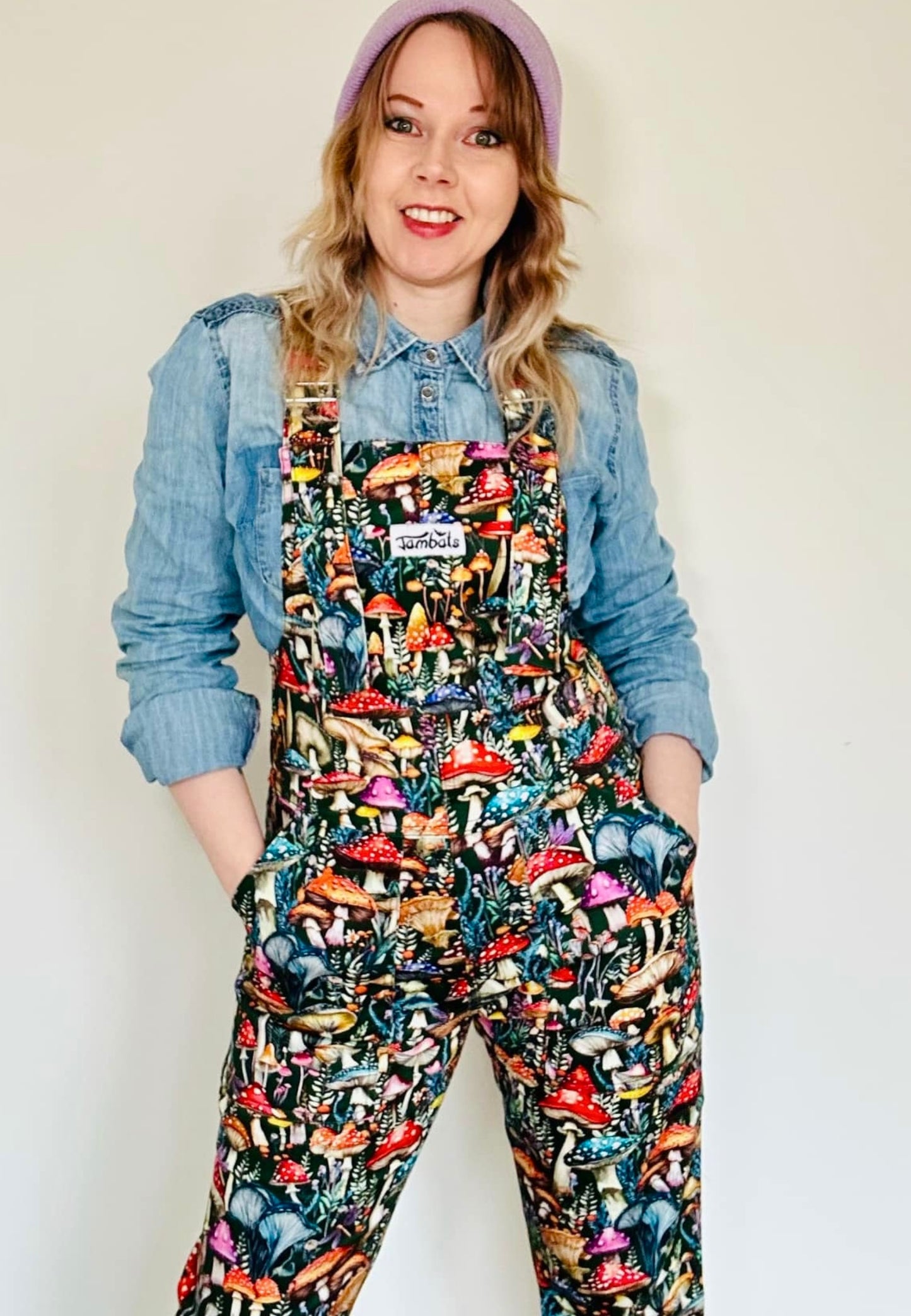 The Wild Shrooms Dungarees