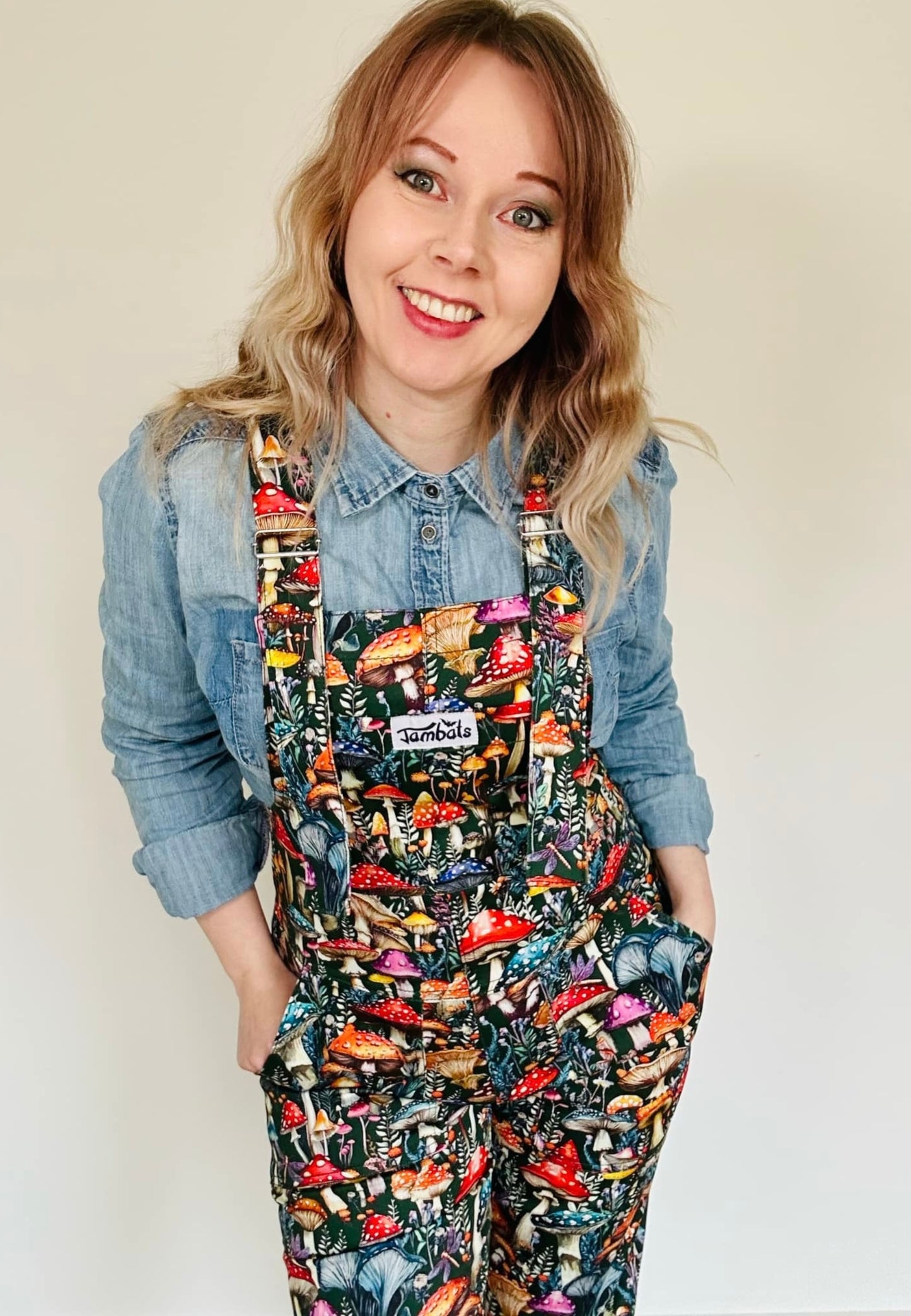 The Wild Shrooms Dungarees