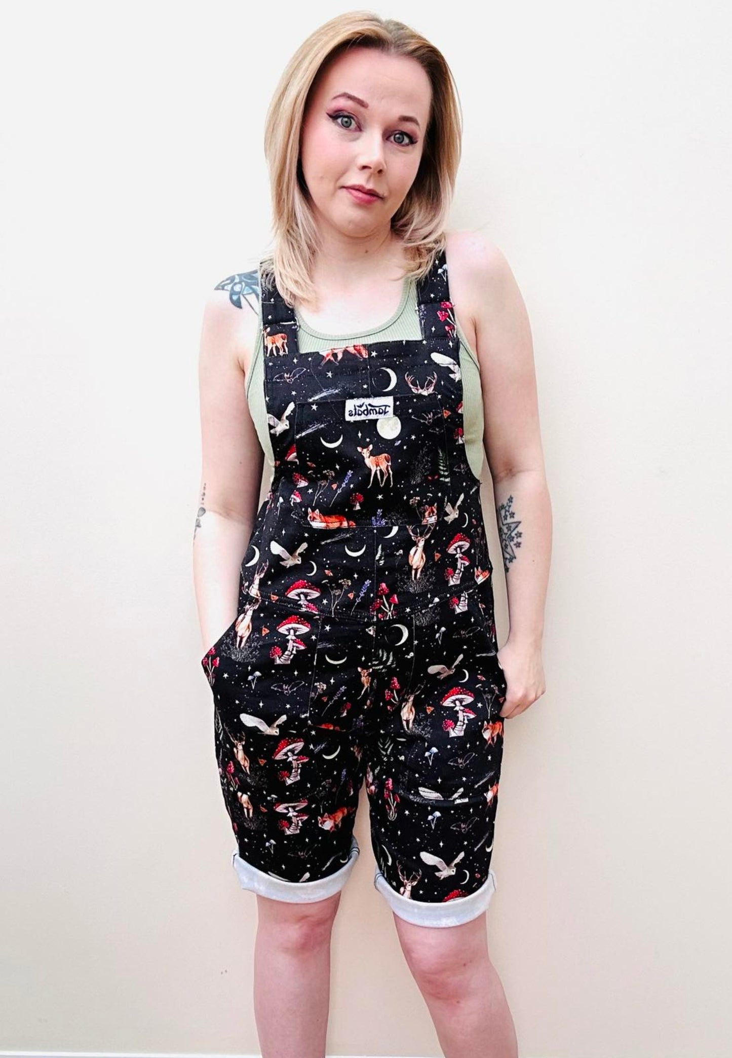 Dark Forest Shorts Dungarees