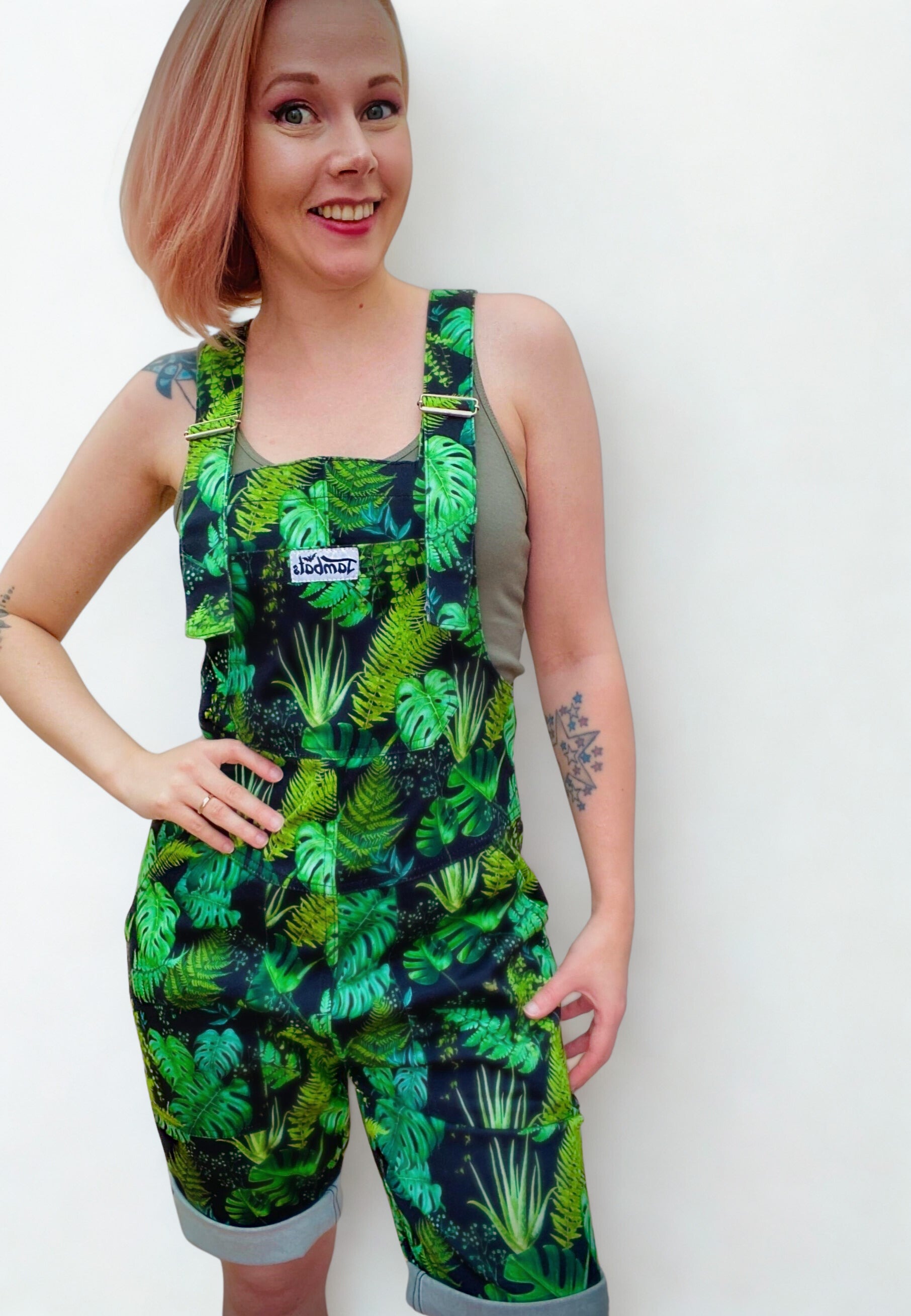 Botanical Shorts Dungarees.