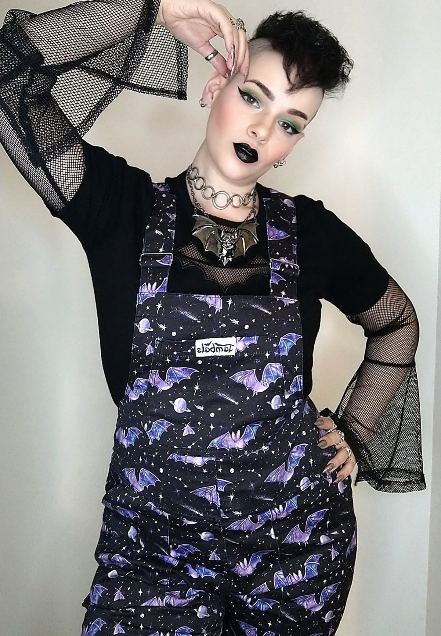 Cosmic Bats Shorts Dungarees