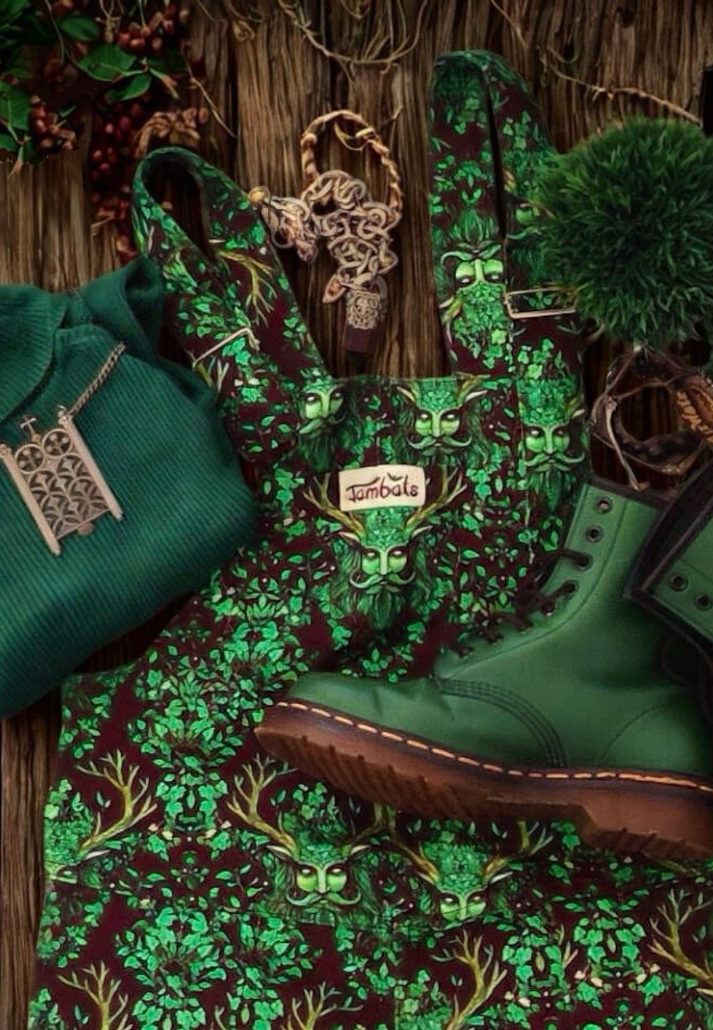 The Green Man Dungarees