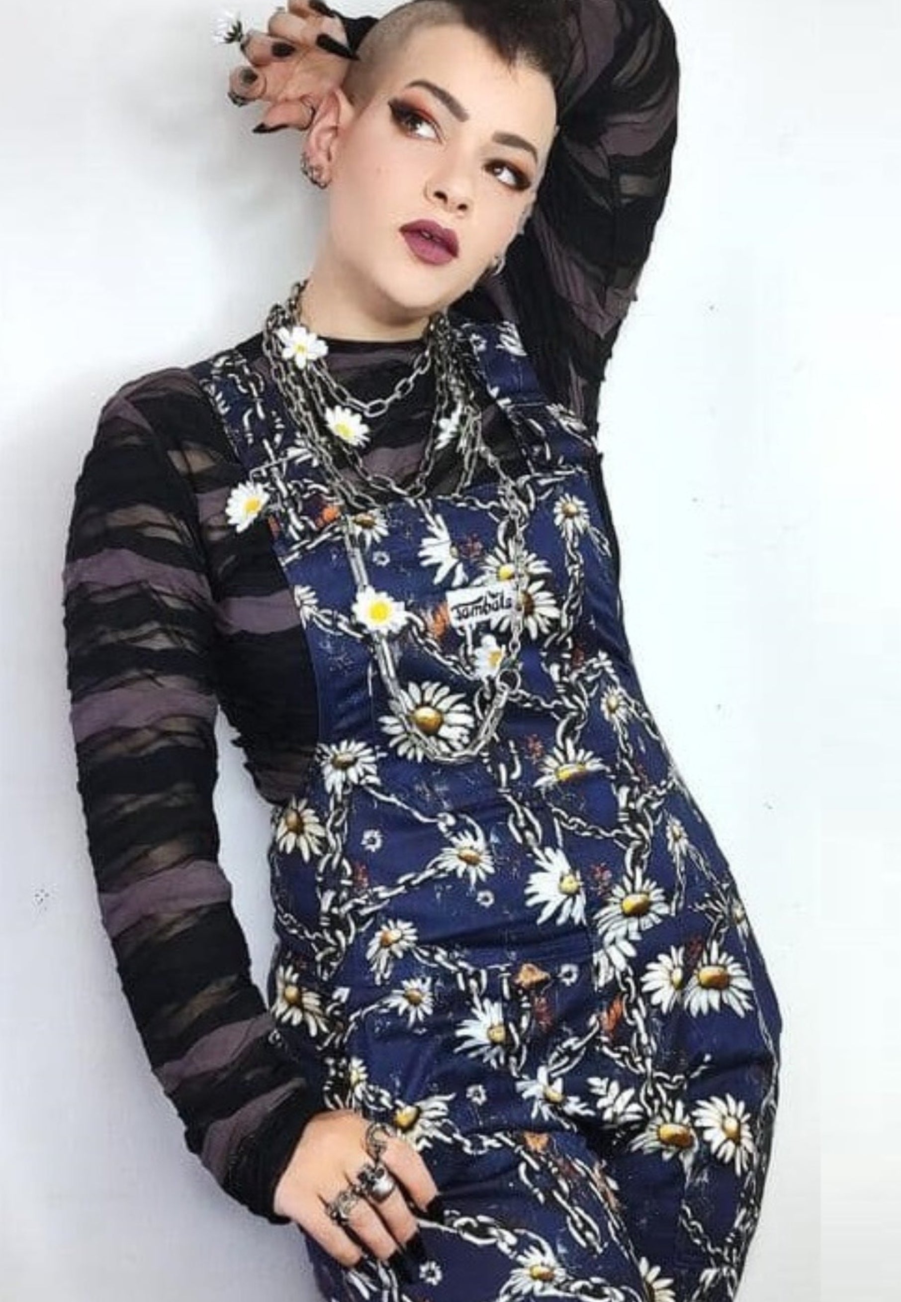 Daisy Chains Shorts Dungarees. Shortalls