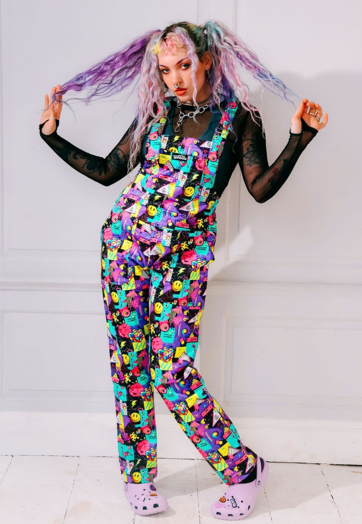 Chaos 80s 90s Dungarees