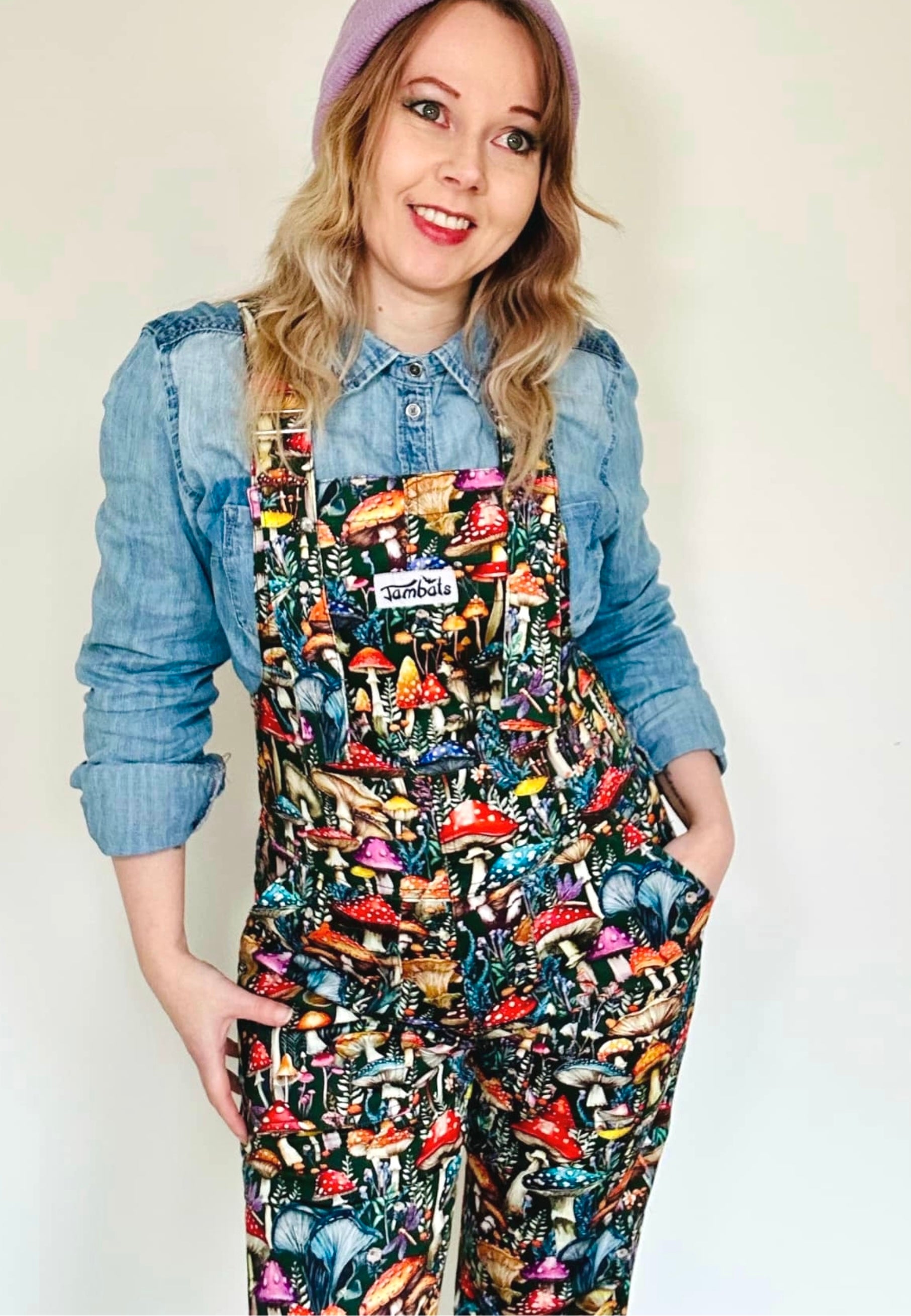 The Wild Shrooms Dungarees