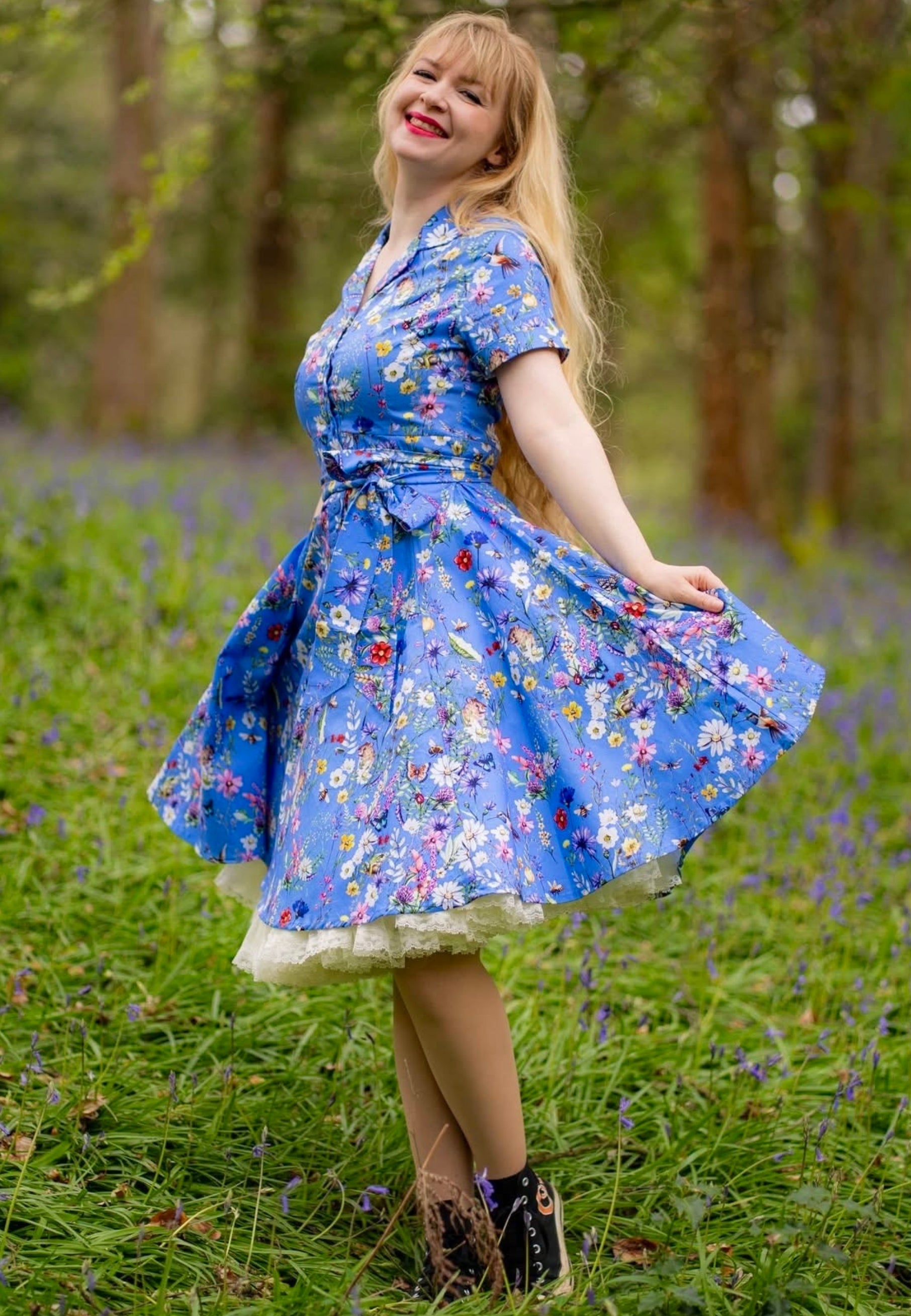 Wild Meadows Retro Shirt Dress