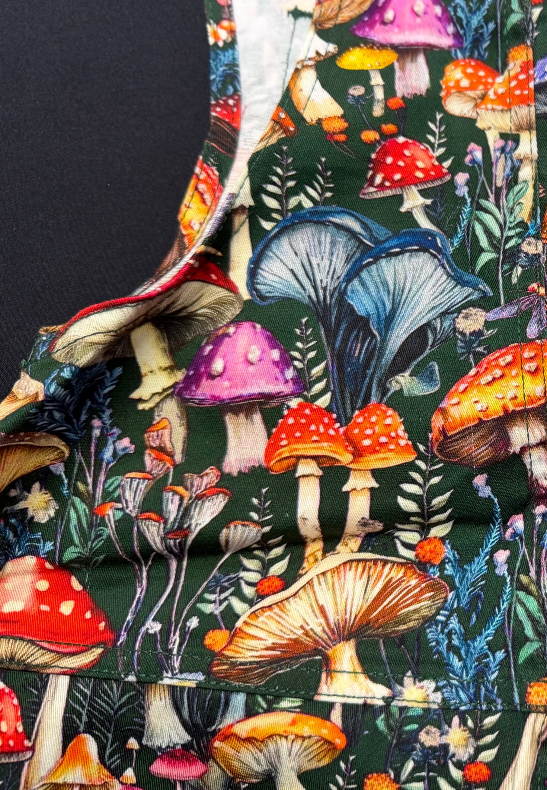 1p Listing. Summer Seconds Sale. The Wild Shrooms Dungarees Size 3XS