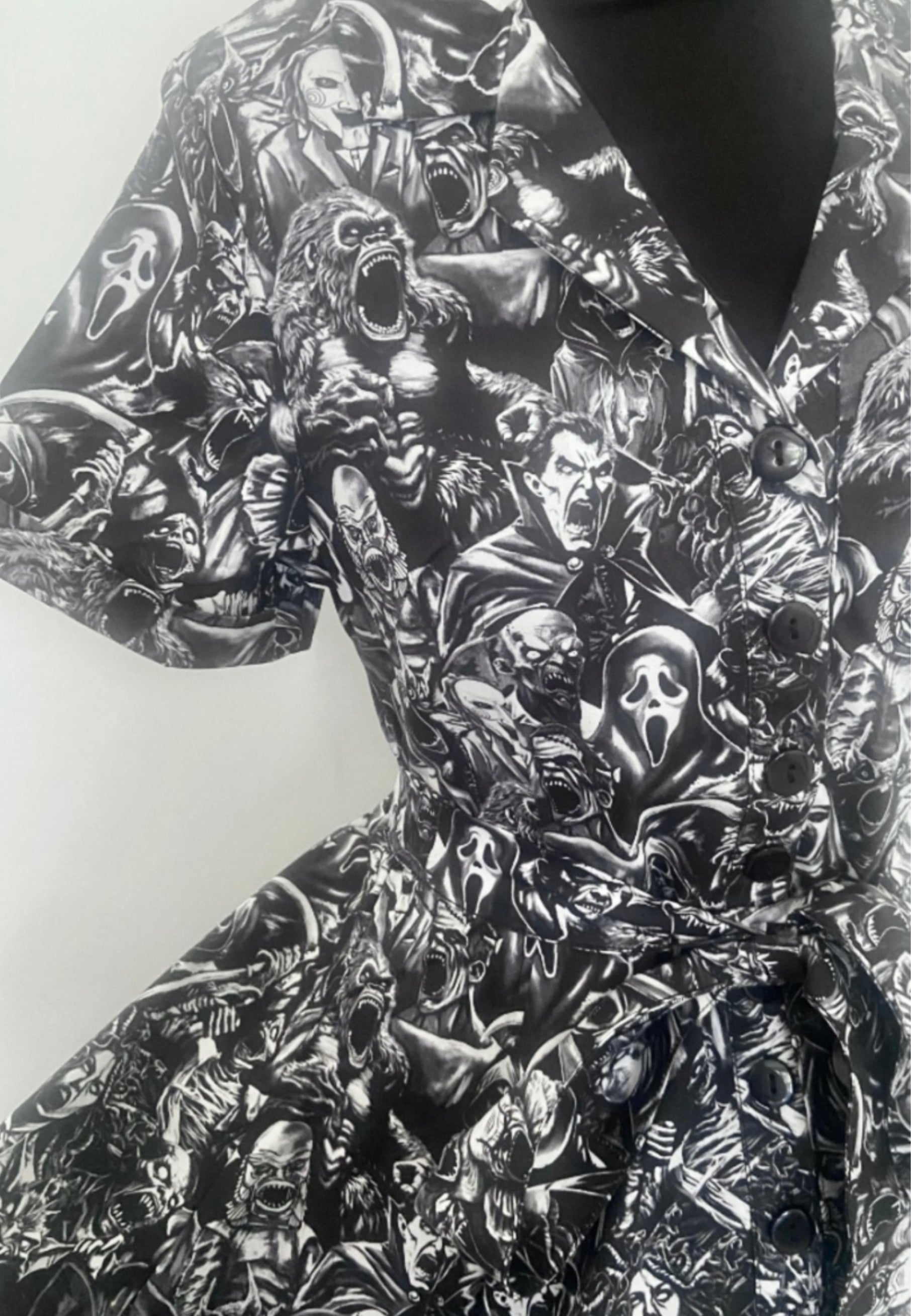 Screaming Demons Shirt Dress.