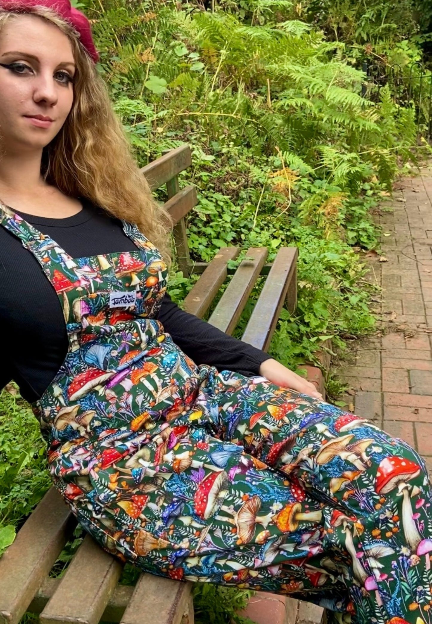 The Wild Shrooms Dungarees