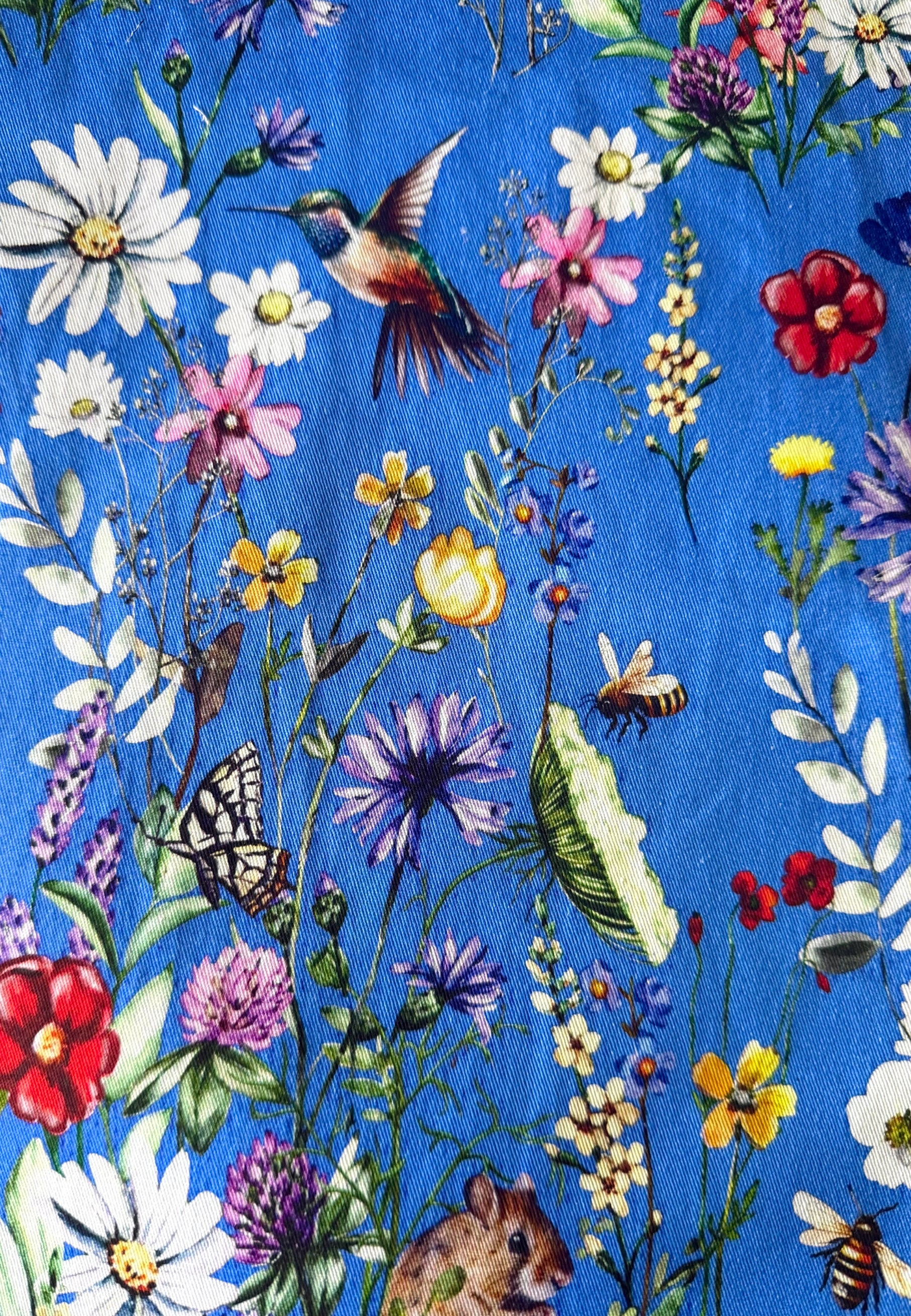 Wild Meadows Stretch Cotton Fabric Remnants