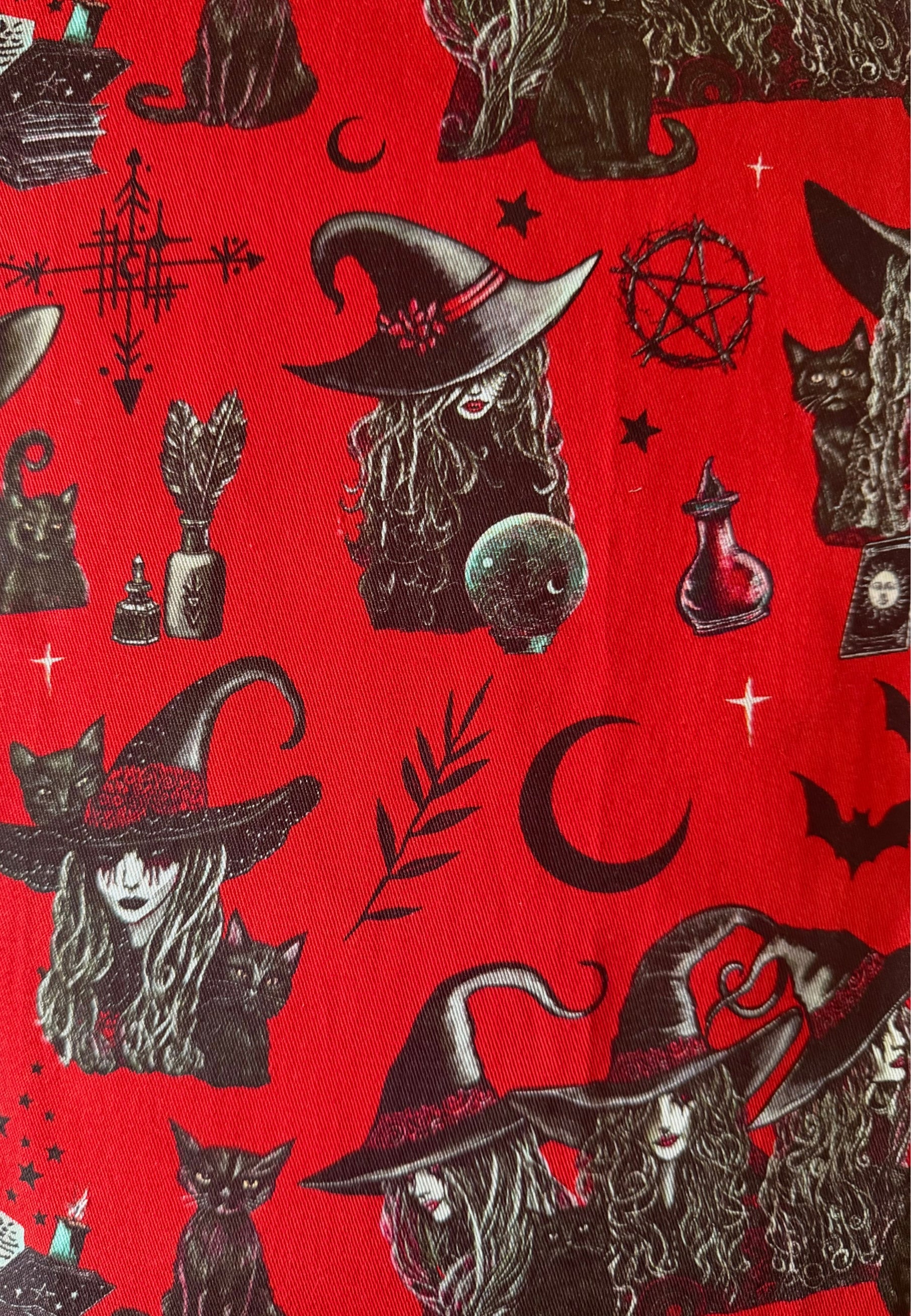 The Coven Stretch Cotton Fabric Remnants.