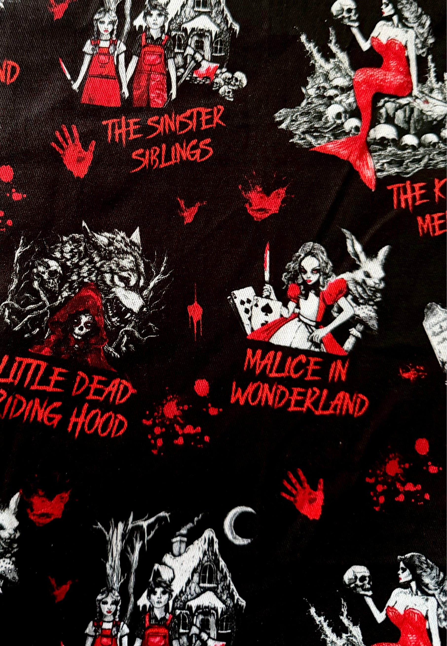 Twisted Fairytales Stretch Cotton Fabric Remnants