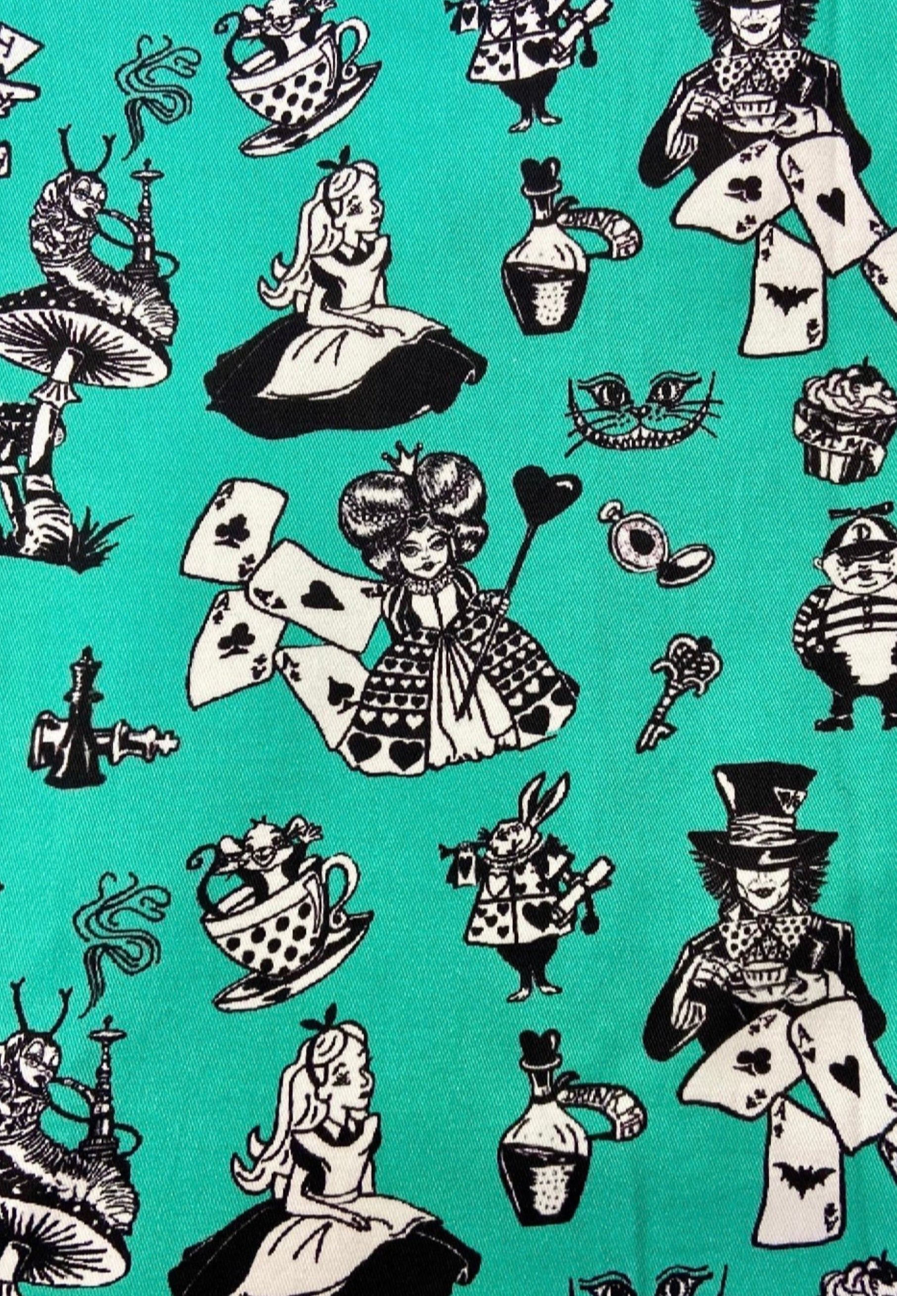 Wonderland Stretch Cotton Fabric Remnants
