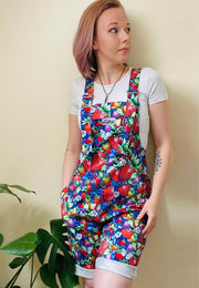 Strawberry Fields Dungaree Shorts