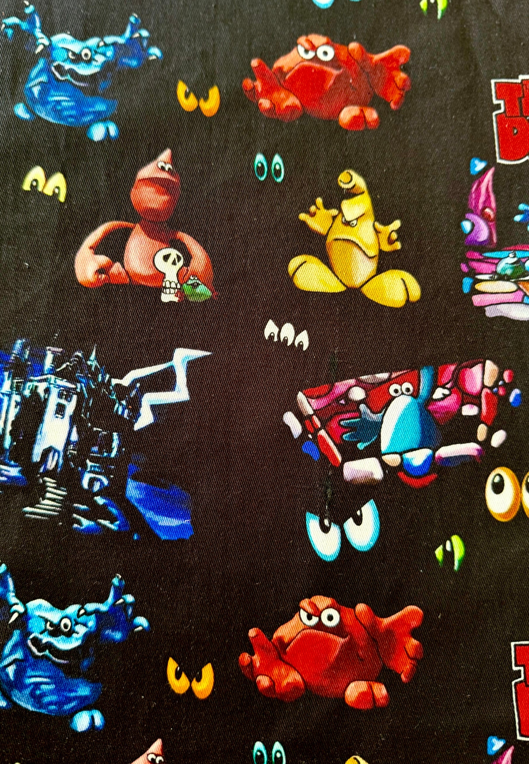 Trap Door fabric close up 