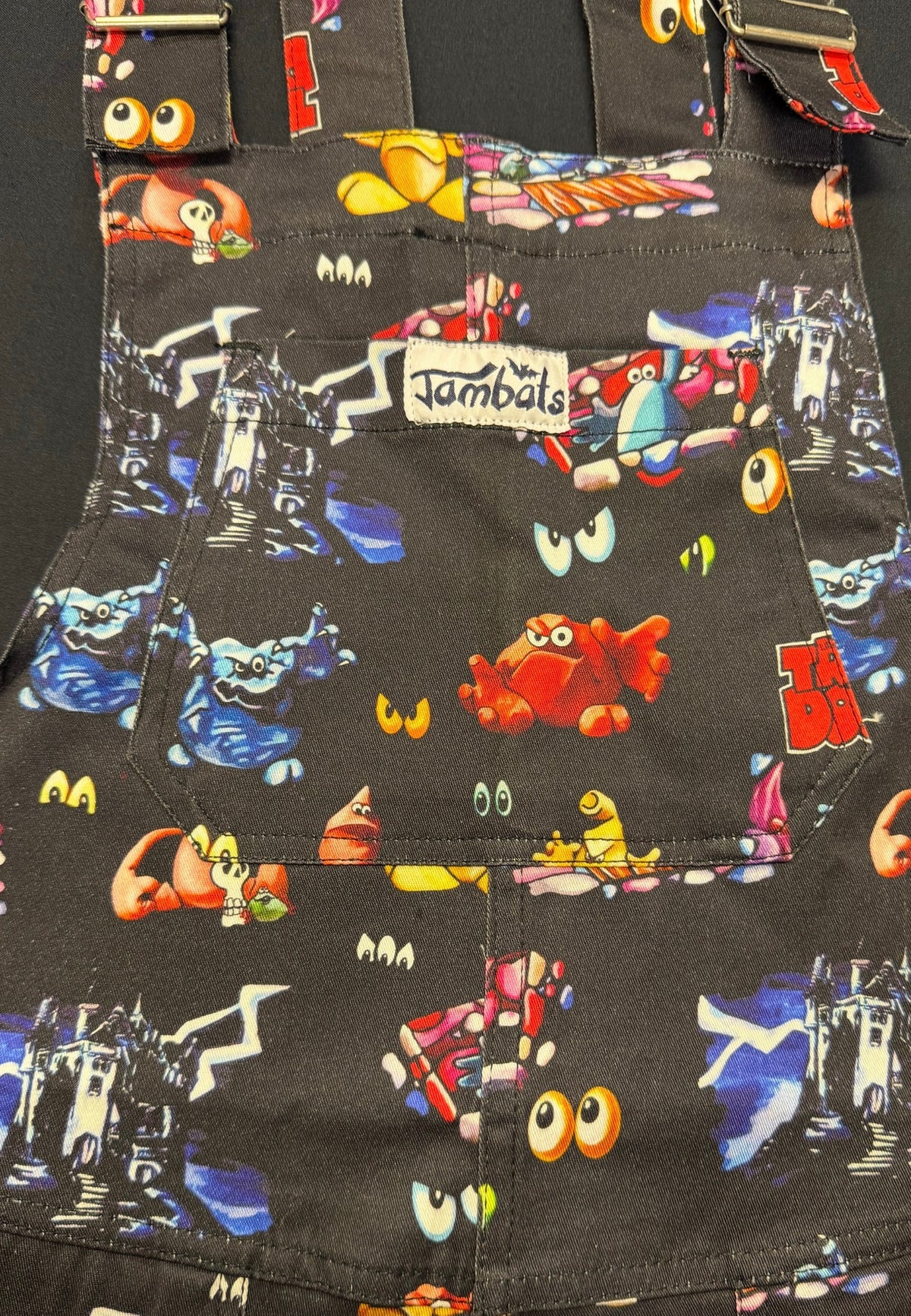 Trapdoor dungarees