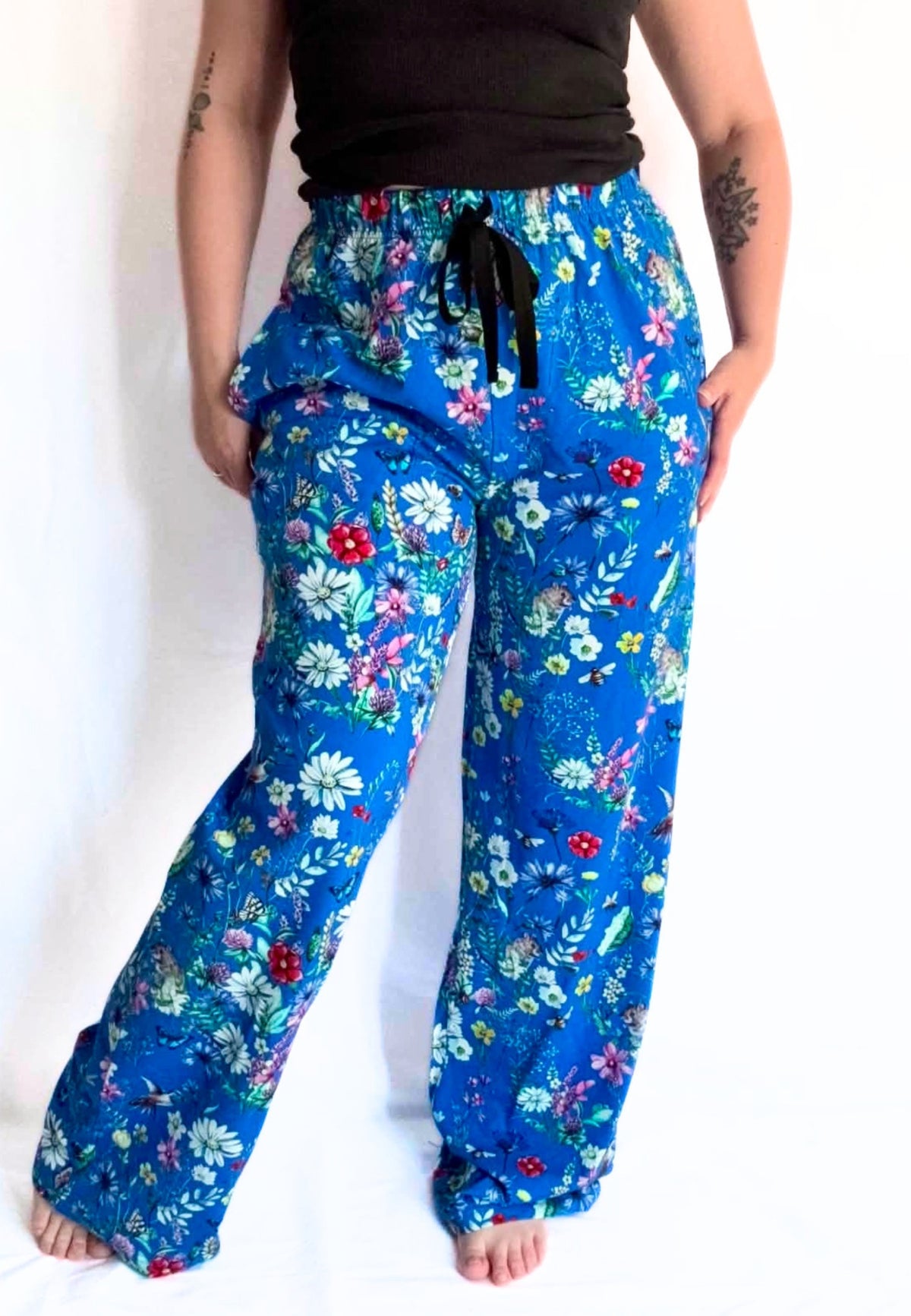 Wild Meadows Lounge Pants. Soft Cotton. Ethically made. 