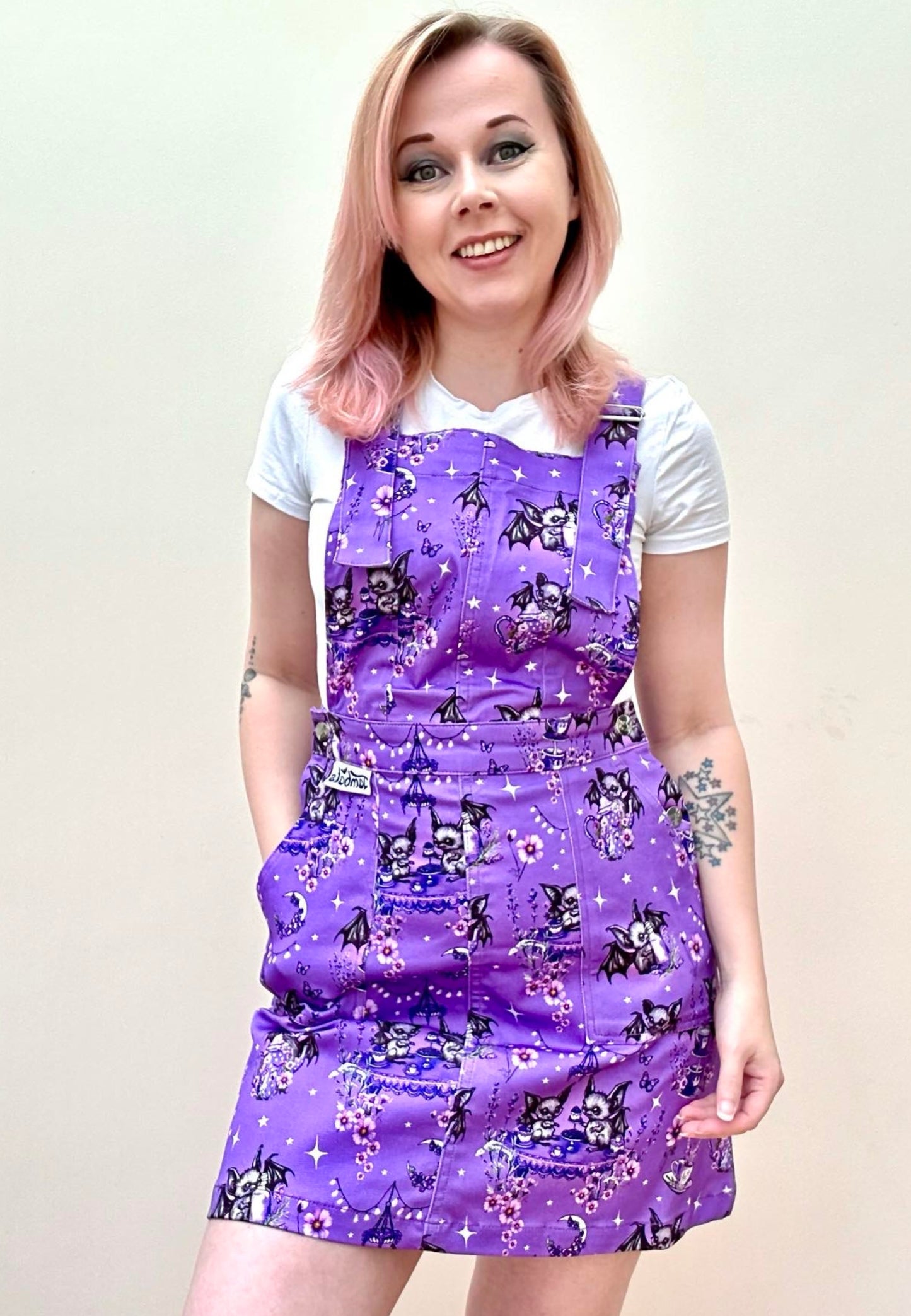 Bats Tea Party Pinafore.