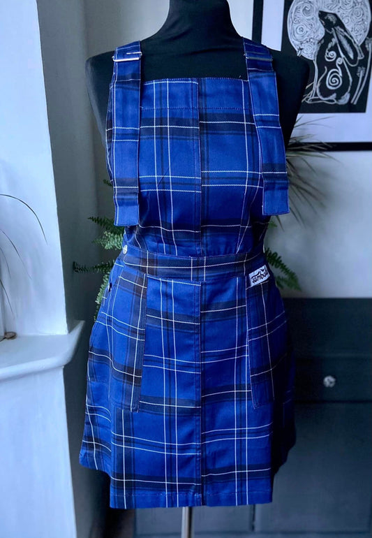 Blue Tartan Pinafore.