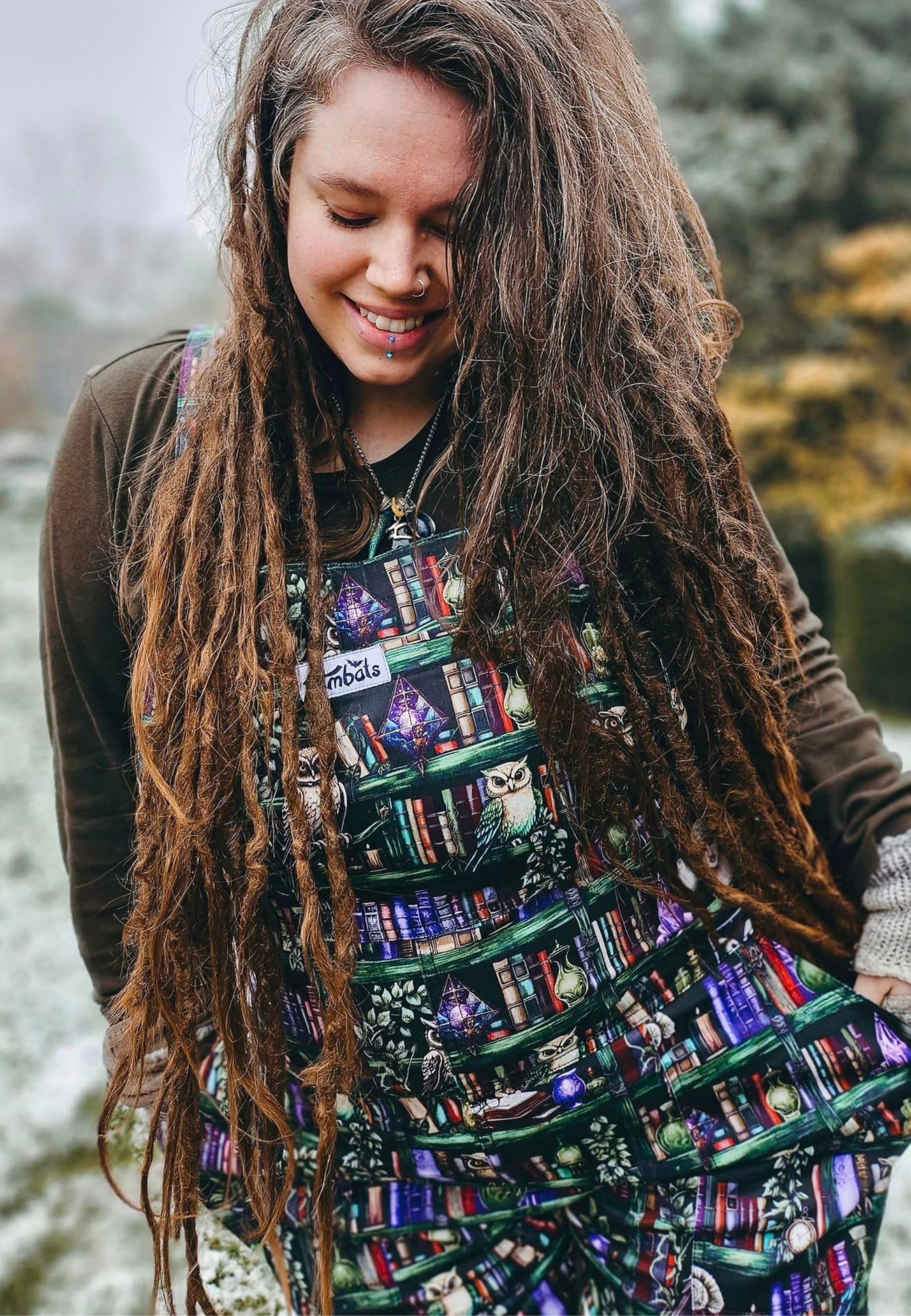 The Bookcase Dungarees.