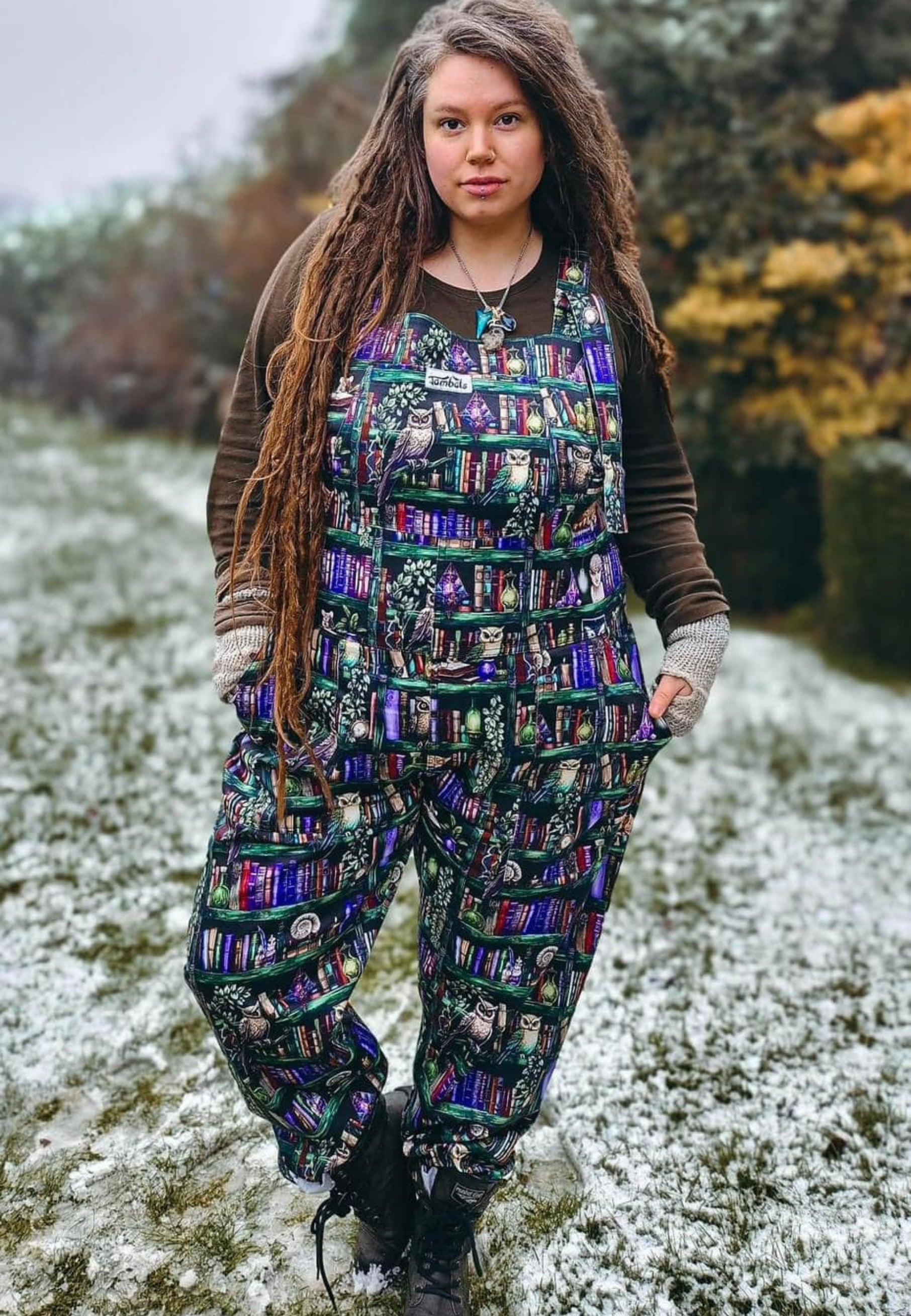 The Bookcase Dungarees.