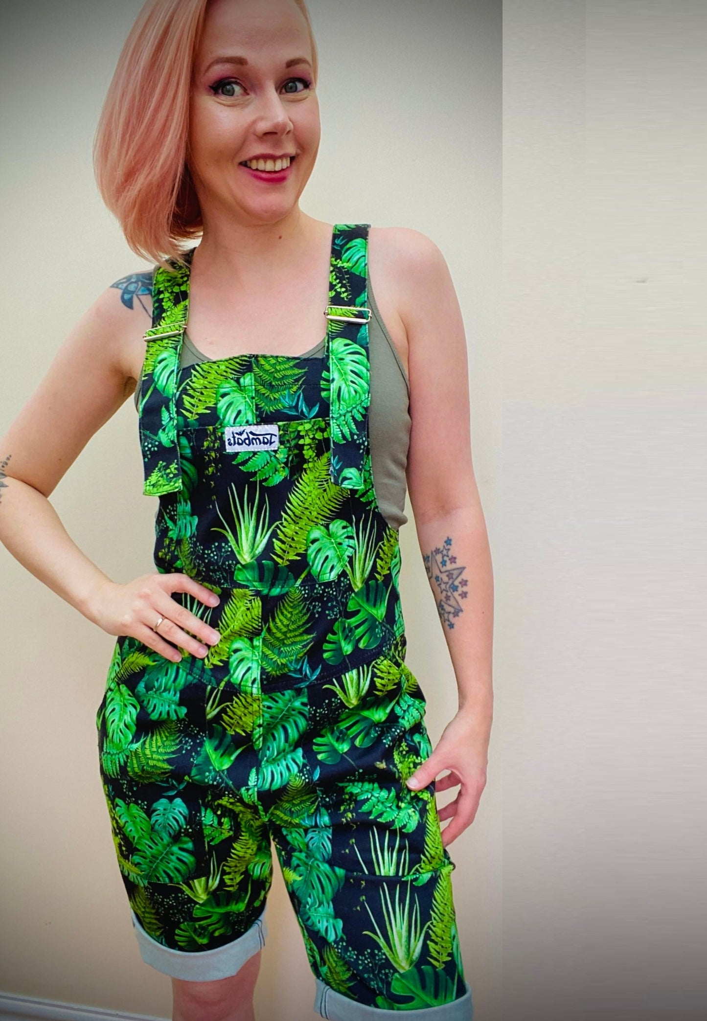 Botanical Shorts Dungarees.