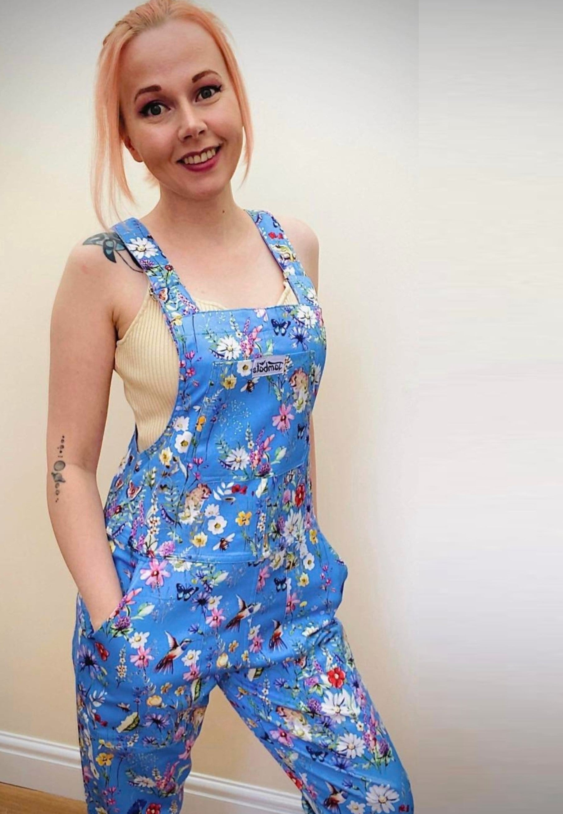 Wild Summer Meadows Dungarees