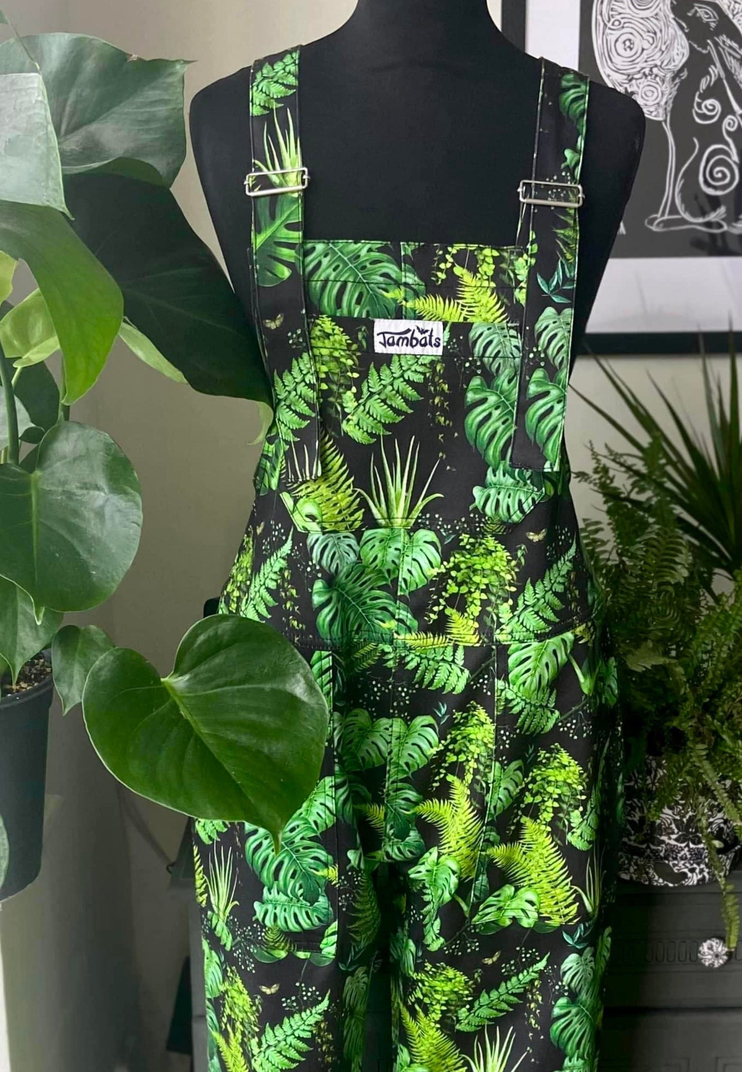 *January Seconds Sale* Botanical Dungarees.