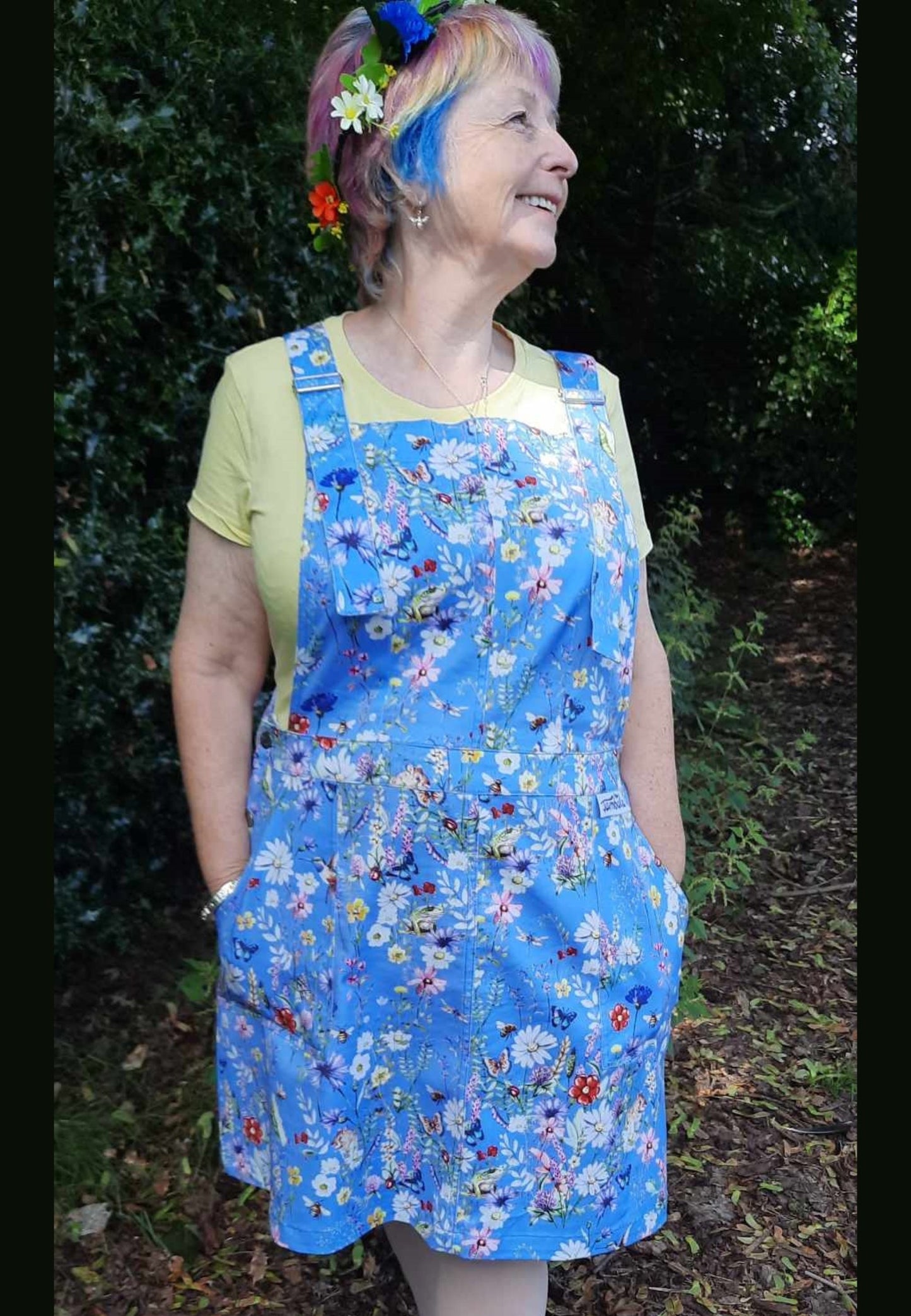 *January Seconds Sale* Wild Summer Meadows Pinafore.