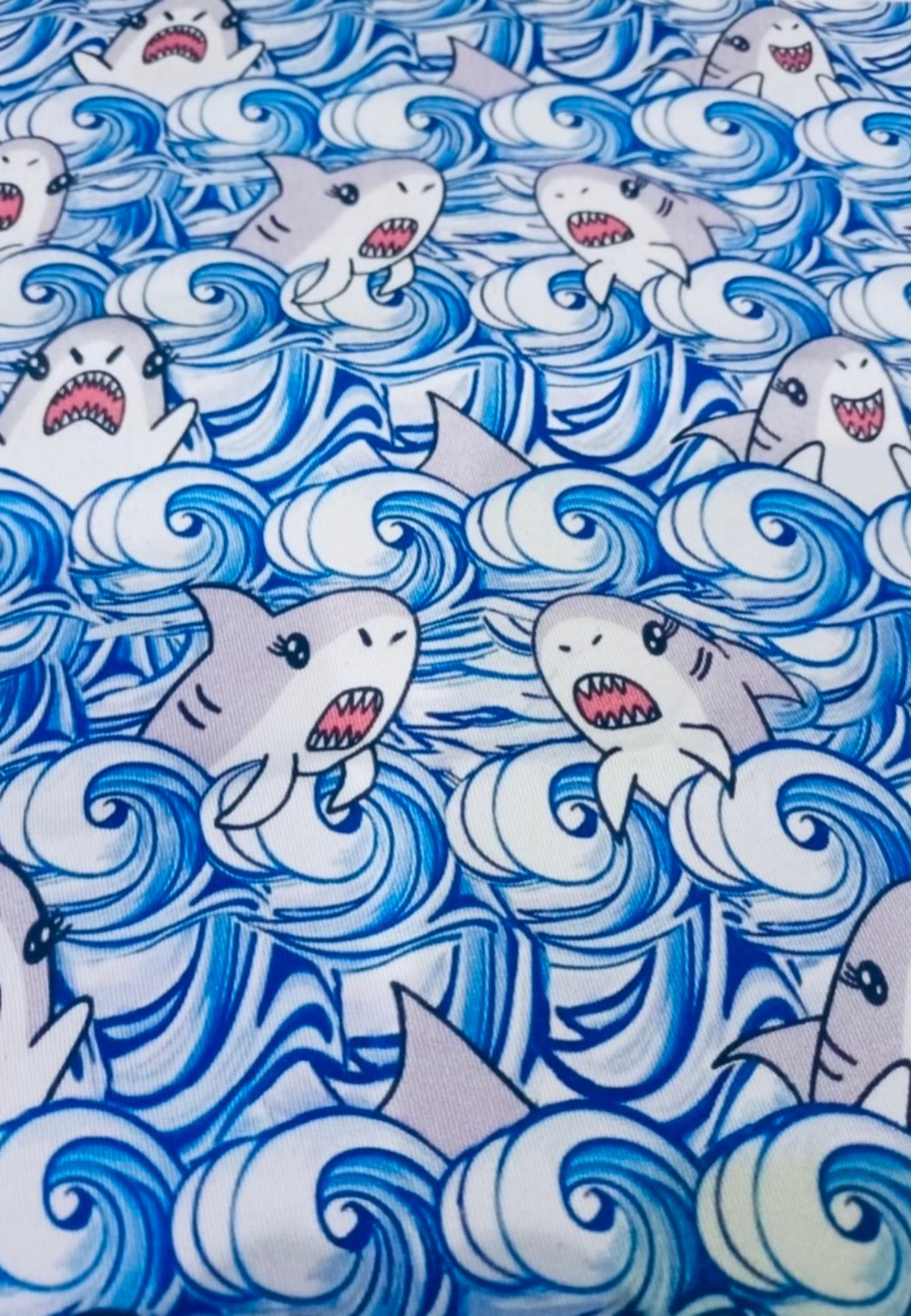 January Seconds Sale. Fearsome Sharks!!!! Pinafore.