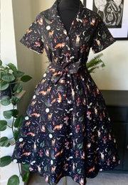 Dark Forest Retro Shirt Dress.