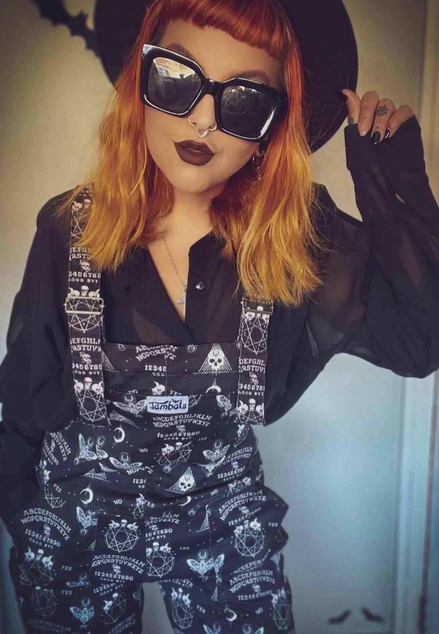 *January Seconds Sale* Is There Anybody There? Ouija Dungarees